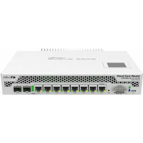 Маршрутизатор MikroTik Cloud Core Router 1009-7G-1C-1S+PC (CCR1009-7G-1C-1S+PC) Маршрутизатор MikroTik Cloud Core Router 1009-7G-1C-1S+PC (CCR1009-7G-1C-1S+PC)
