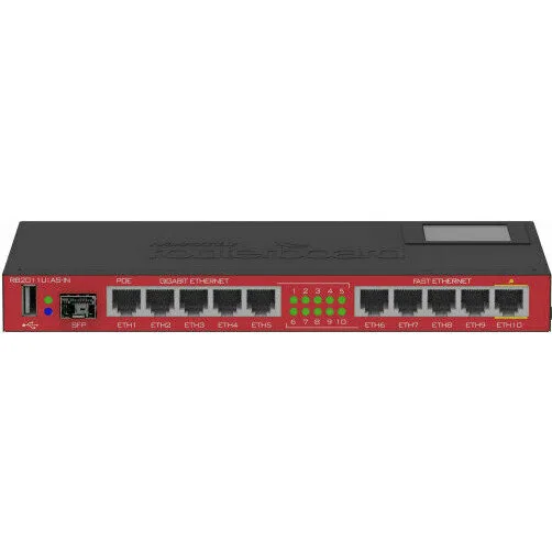 Маршрутизатор MikroTik RouterBOARD 2011UiAS (RB2011UiAS-IN)