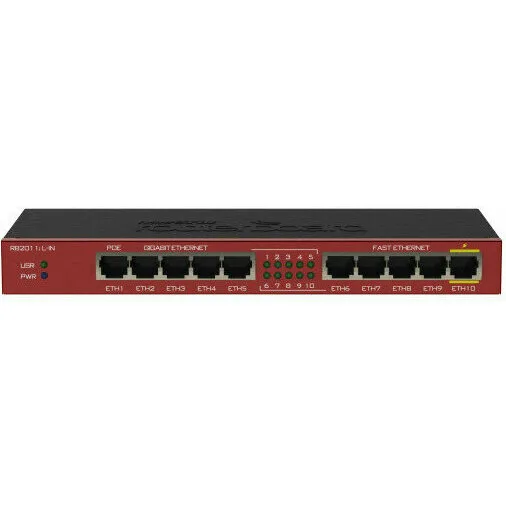 Маршрутизатор MikroTik RouterBOARD 2011iL (RB2011iL-IN)