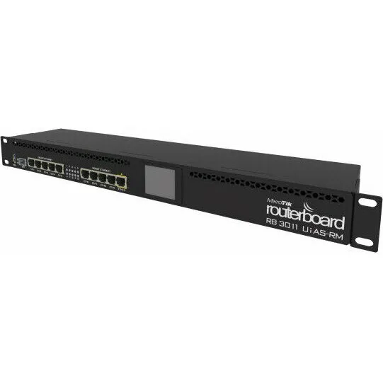 Маршрутизатор MikroTik RouterBOARD 3011UiAS (RB3011UiAS-RM) Маршрутизатор MikroTik RouterBOARD 3011UiAS (RB3011UiAS-RM)