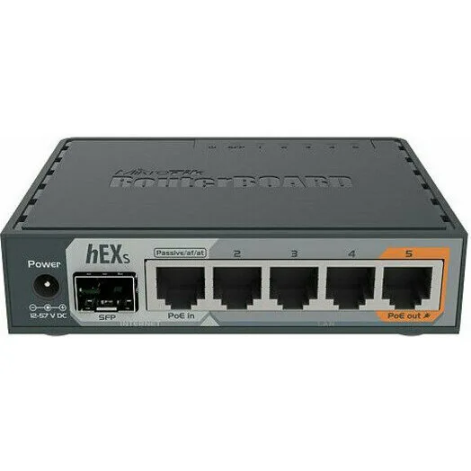 Маршрутизатор MikroTik hEX S (RB760iGS)