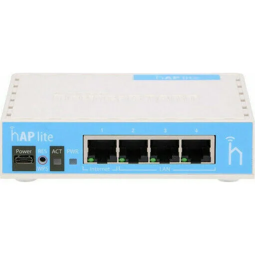 Wi-Fi роутер MikroTik hAP lite (RB941-2nD) Wi-Fi роутер MikroTik hAP lite (RB941-2nD)