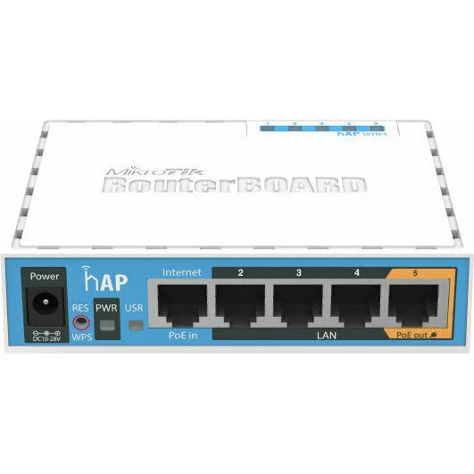Wi-Fi роутер MikroTik hAP (RB951Ui-2nD)