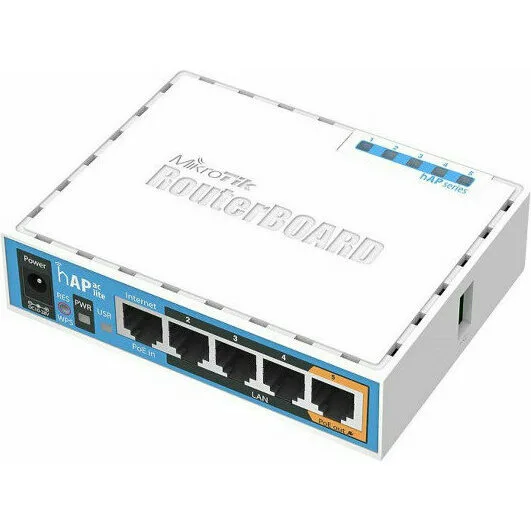 Wi-Fi роутер MikroTik hAP ac lite (RB952Ui-5ac2nD)