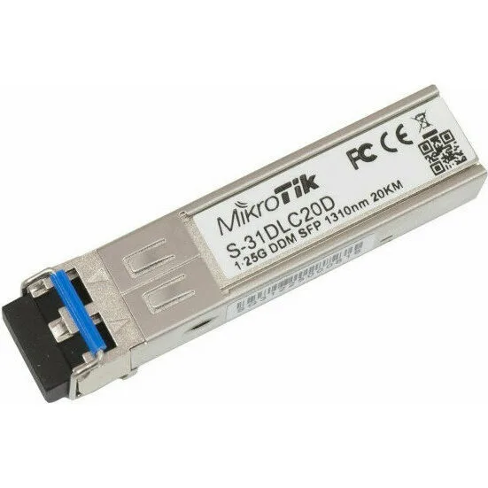 Оптический SFP модуль MikroTik S-31DLC20D Оптический SFP модуль MikroTik S-31DLC20D