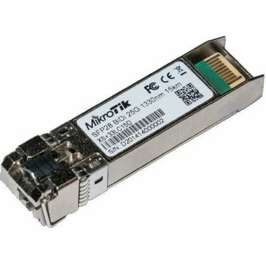 Оптический SFP/SFP+/SFP28 модуль MikroTik XS+2733LC15D Оптический SFP/SFP+/SFP28 модуль MikroTik XS+2733LC15D